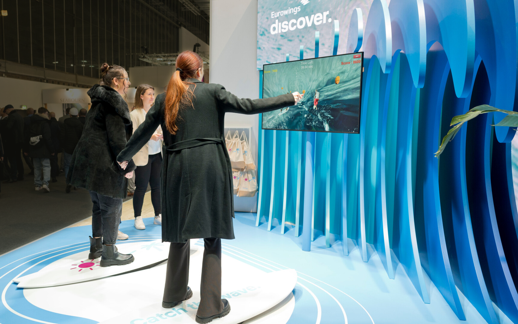 Messestand: Lufthansa und Eurowings Discover 